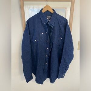 Vintage Versace Denim Shirt Jacket